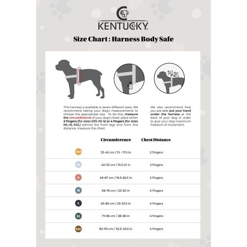 Kentucky - Dog Harness Body Safe Wool - 42638