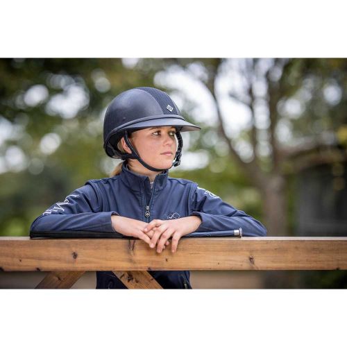 Charles Owen SP8+ Leather Look Riding Helmet - Childrens sizes