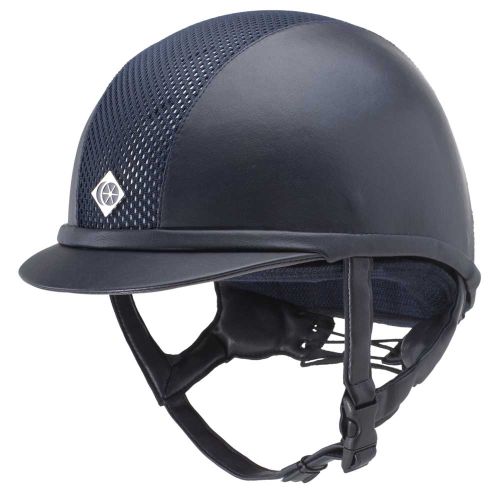 Charles Owen Ayr8+ Leather Look Riding Helmet - Adult sizes