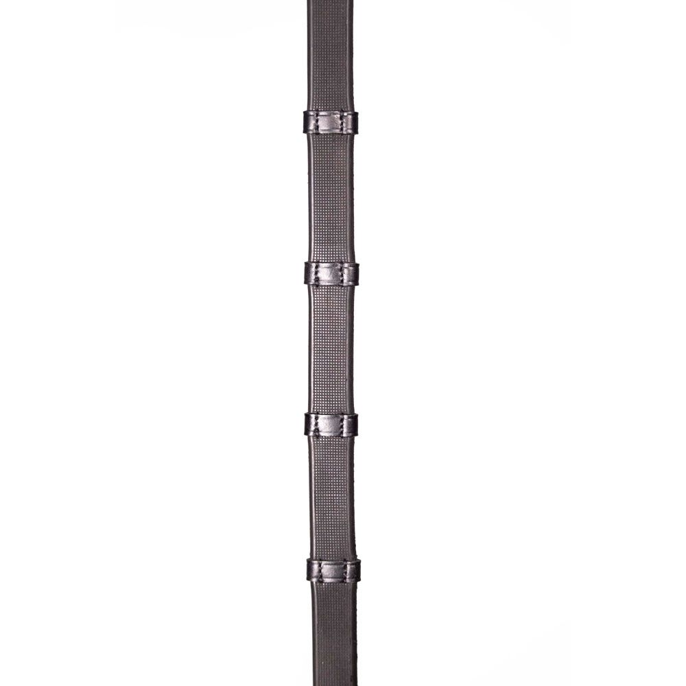 Henry James - Smooth Eventer Hybrid Rubber Reins with Leather Stoppers