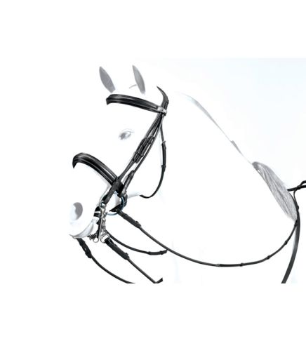 Equipe - Rolled Double Bridle with Patent (BR30)