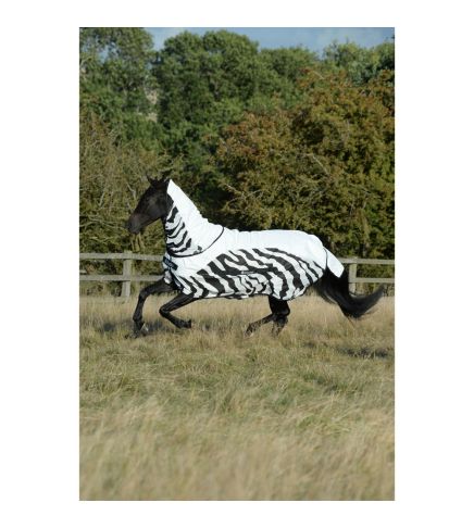 Bucas - Buzz-Off Zebra Rain & Neck Rug - 535