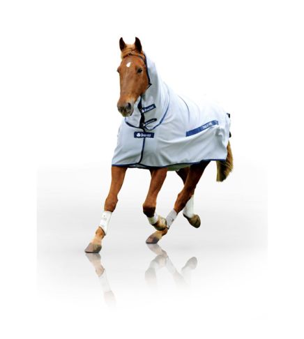 Bucas - Buzz-Off Zebra Rain Full Neck Rug - 587