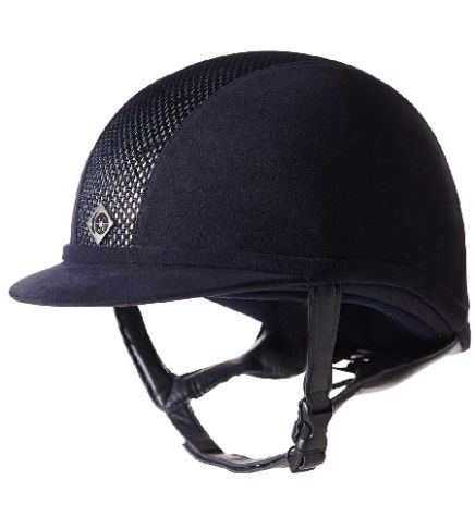 Charles Owen Ayr8+ Suede Riding Helmet - Childrens sizes