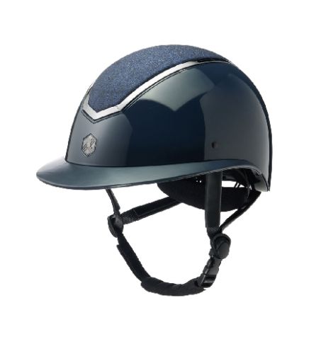 Charles Owen EQX Kylo Gloss Wide Peak Riding Helmet - Adult sizes