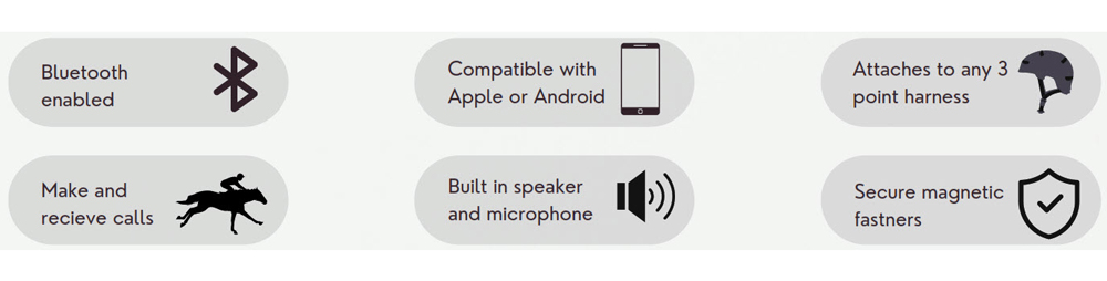 Helmet Connect Bluetooth features